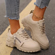 Lace Up Round Toe Athletic  Style Ratio