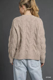 Umgee Cable Knit Cozy Sweater  Style Ratio