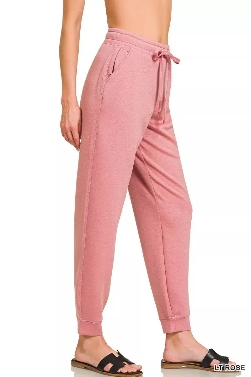 Zenana Drawstring Scuba Joggers with Pockets  Style Ratio