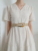 Irregular Buckle Braid Belt  Style Ratio