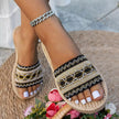 Open Toe Flats Sandals  Style Ratio
