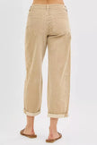 RISEN High Rise Crop Barrel Cordurory Pants  Style Ratio