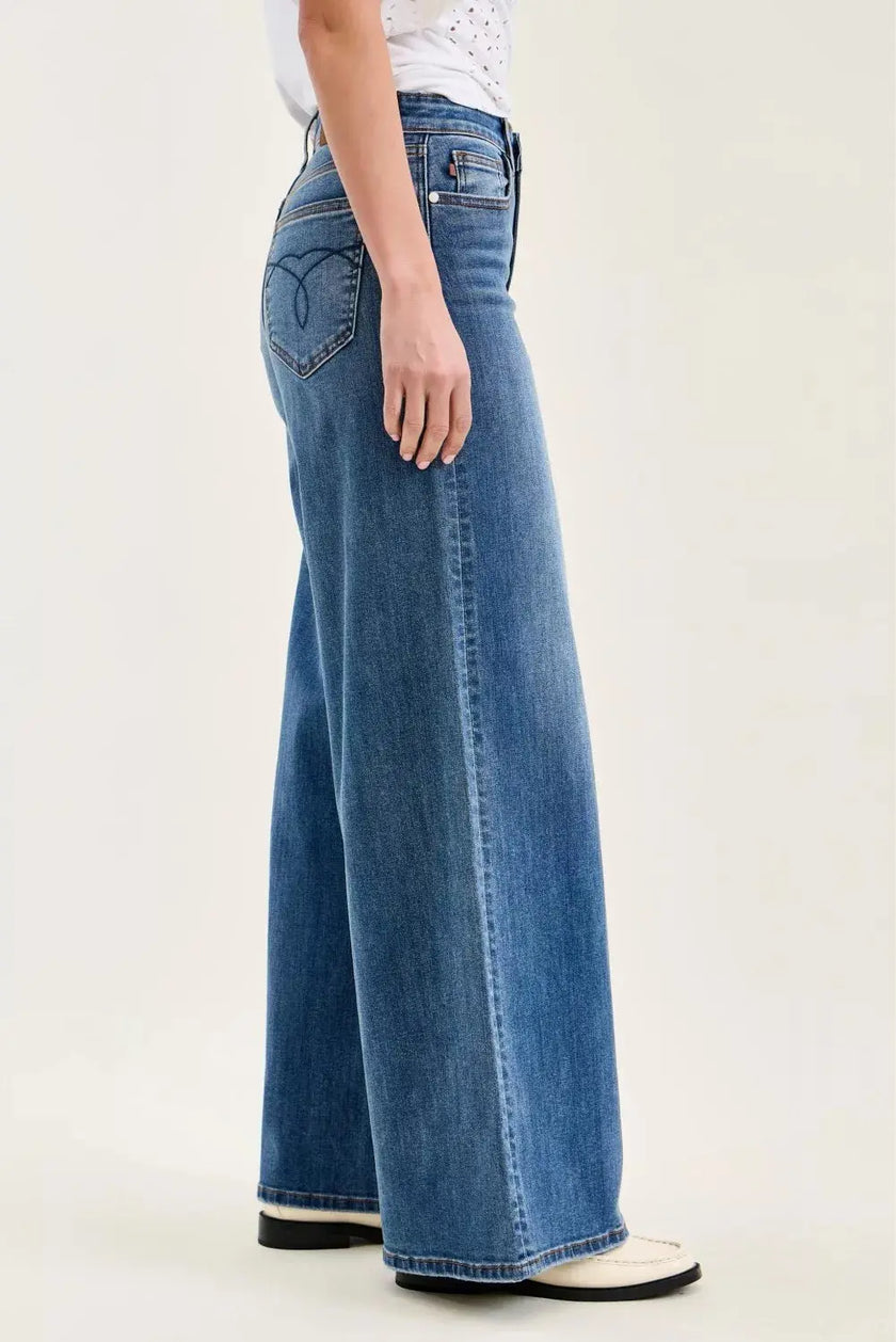 Judy Blue High Waist Palazzo Jeans  Style Ratio