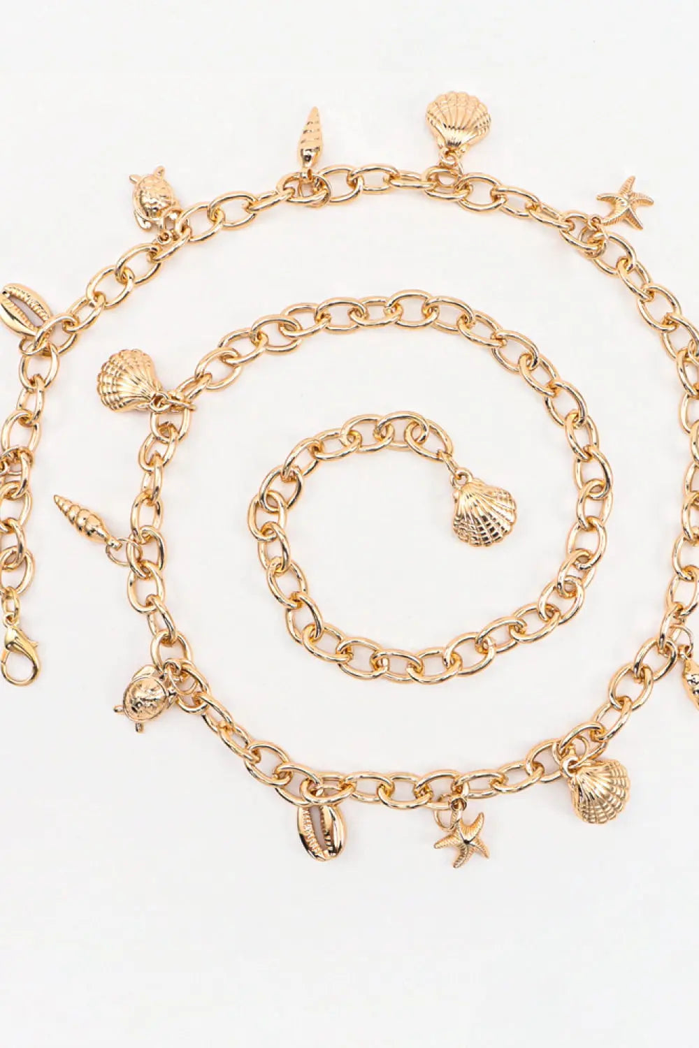 Ocean Element Charm Chain Belt  Style Ratio