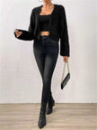 Open Front Long Sleeve Cardigan  Style Ratio