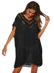 Bohemian Crochet Trim Beach Cover Up  Style Ratio