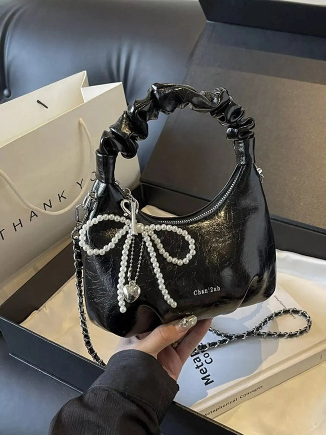 Ruched Handle Crossbody Bag  Style Ratio