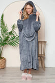 Double Take Pocketed Hooded Midi Lounge Dress  Style Ratio