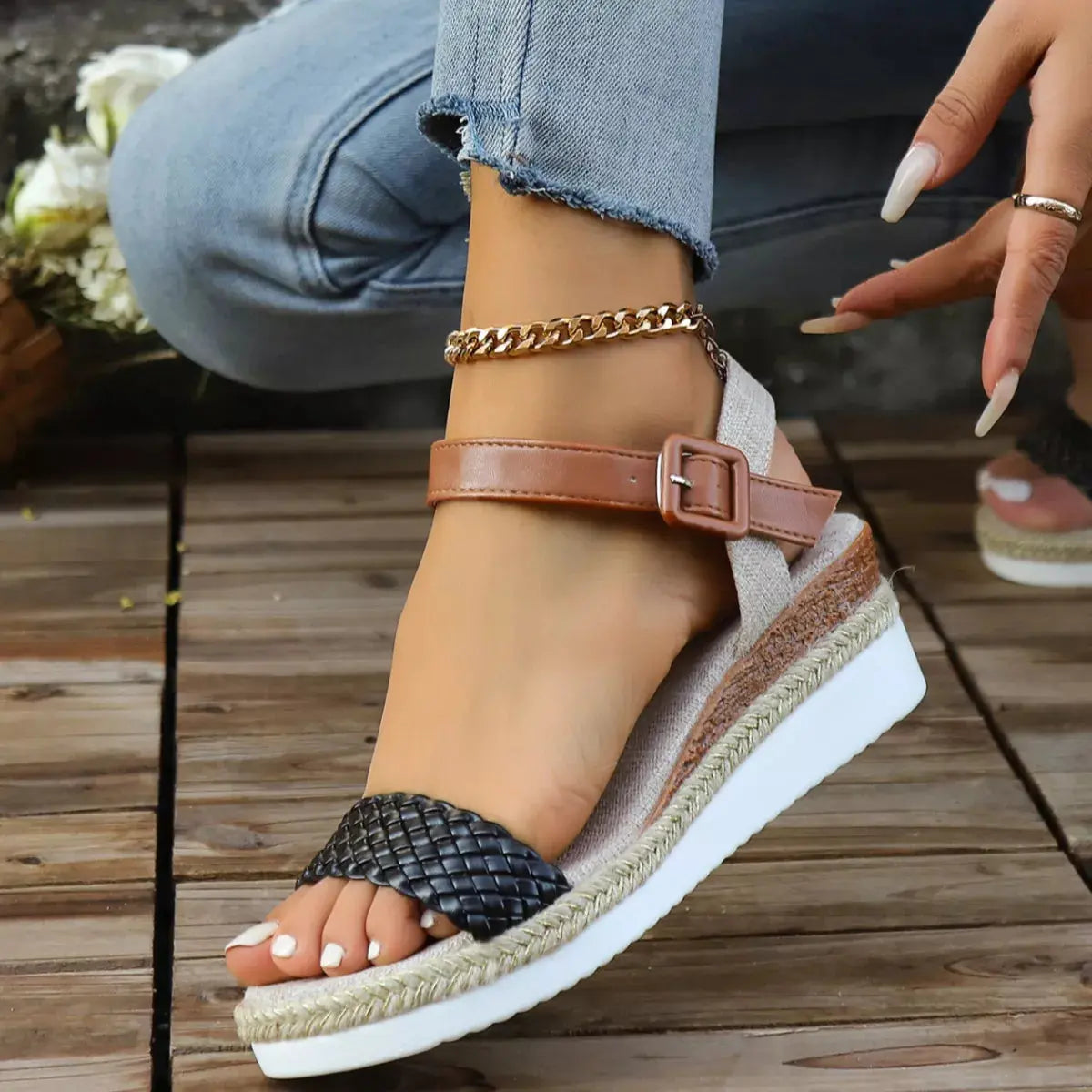 Open Toe Platform Sandals  Style Ratio