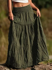 Tiered Maxi Skirt  Style Ratio