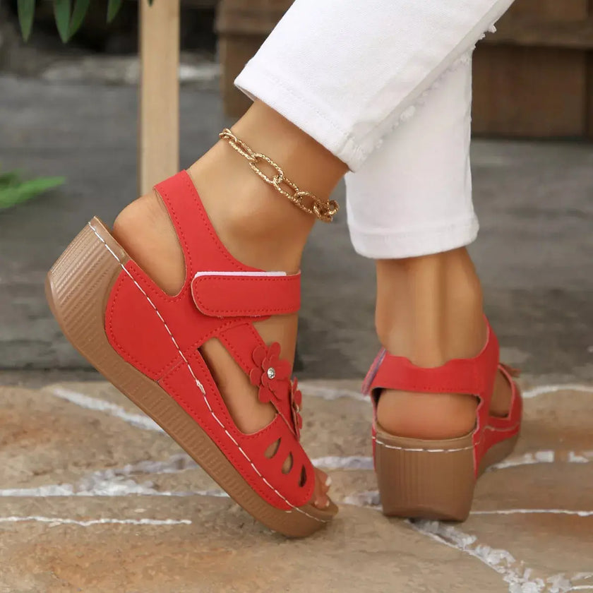 Open Toe Wedge Sandals  Style Ratio
