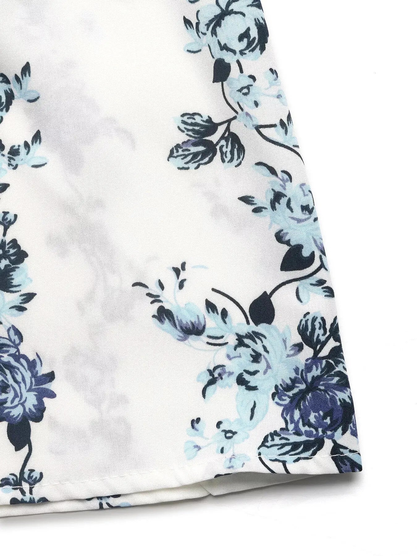 Floral Print Tie Front Wide Leg Pants  Style Ratio