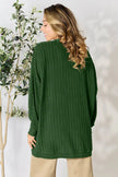 Basic Bae Full Size Ribbed Cocoon Cardigan  Style Ratio