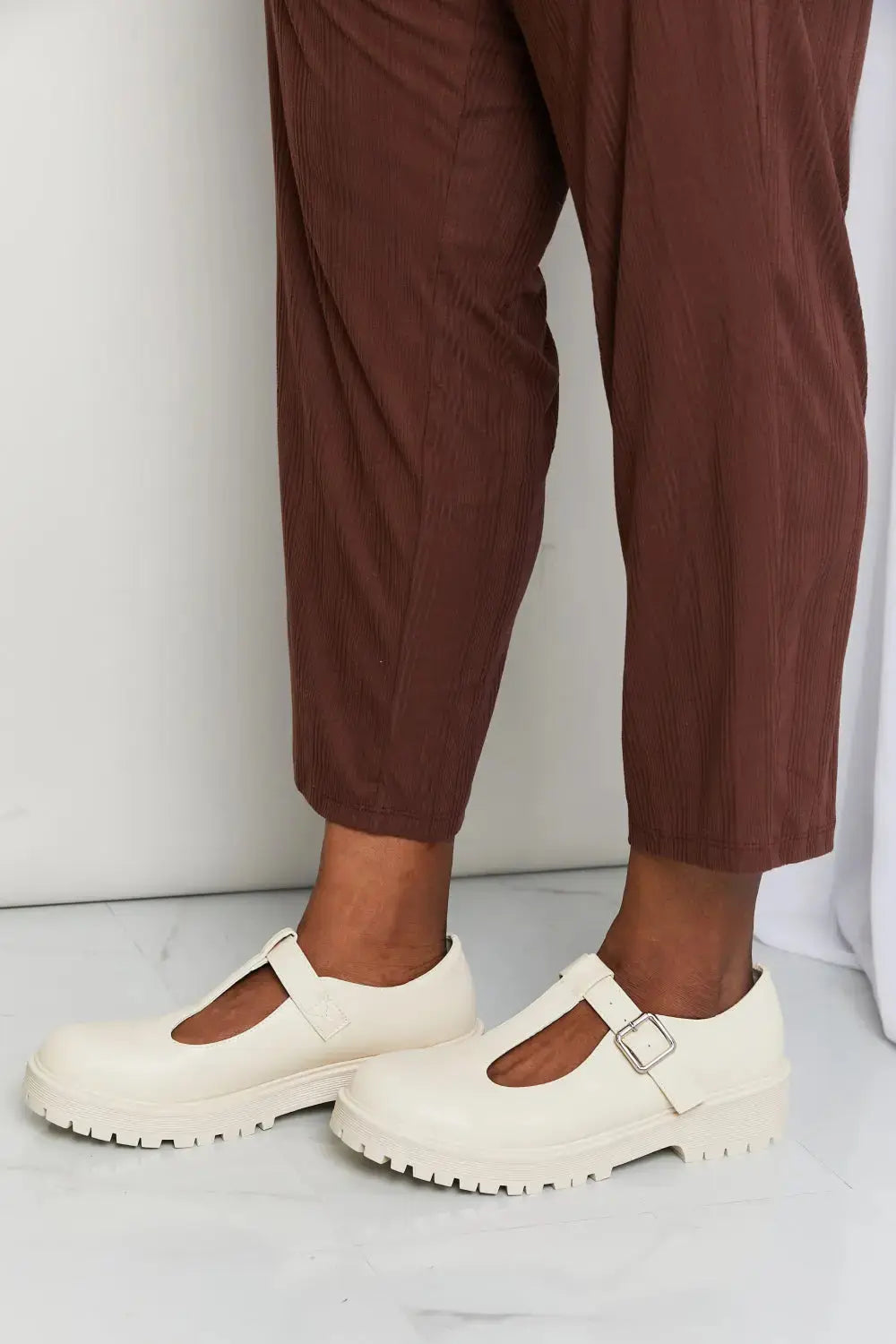 Forever Link Faux Leather Platform Mary Janes  Style Ratio