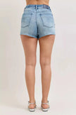 Judy Blue Hw Rigid Magic Cut Off Denim Shorts with Raw Side Seams  Style Ratio