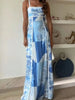Bow Cutout Back Square Neck Maxi Dress  Style Ratio