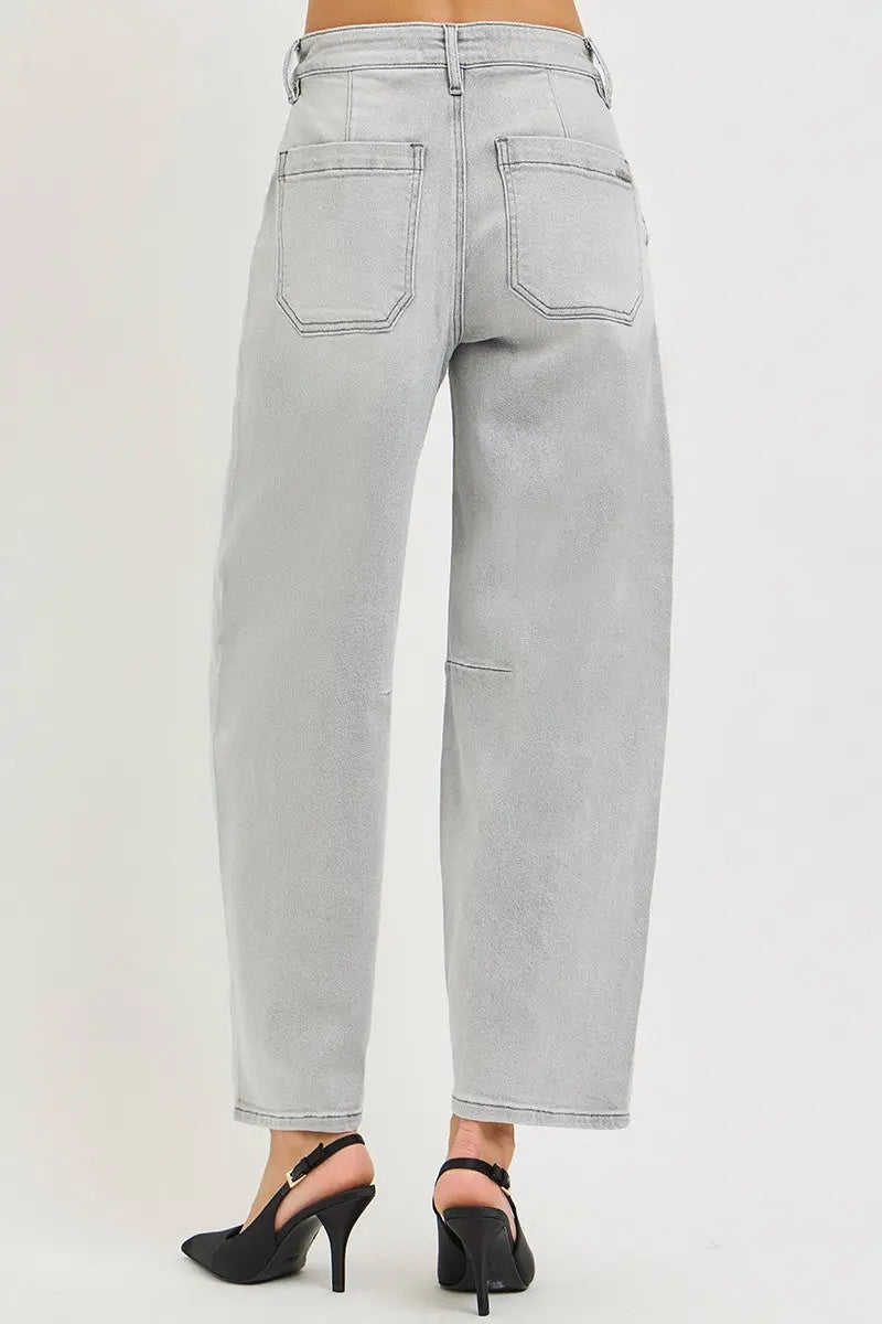 RISEN Slouchy Cropped Barrel Jeans  Style Ratio