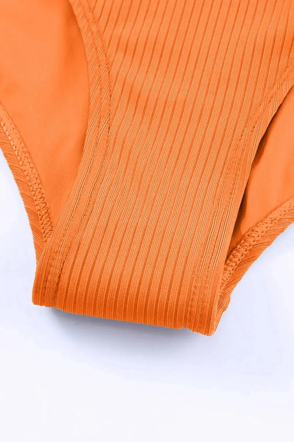 Drawstring Plunge One-Piece Swimwear  Style Ratio