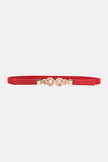 Zinc Alloy Buckle PU Leather Belt  Style Ratio