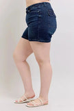 Judy Blue High Waist Back Flap Pocket Denim Shorts  Style Ratio