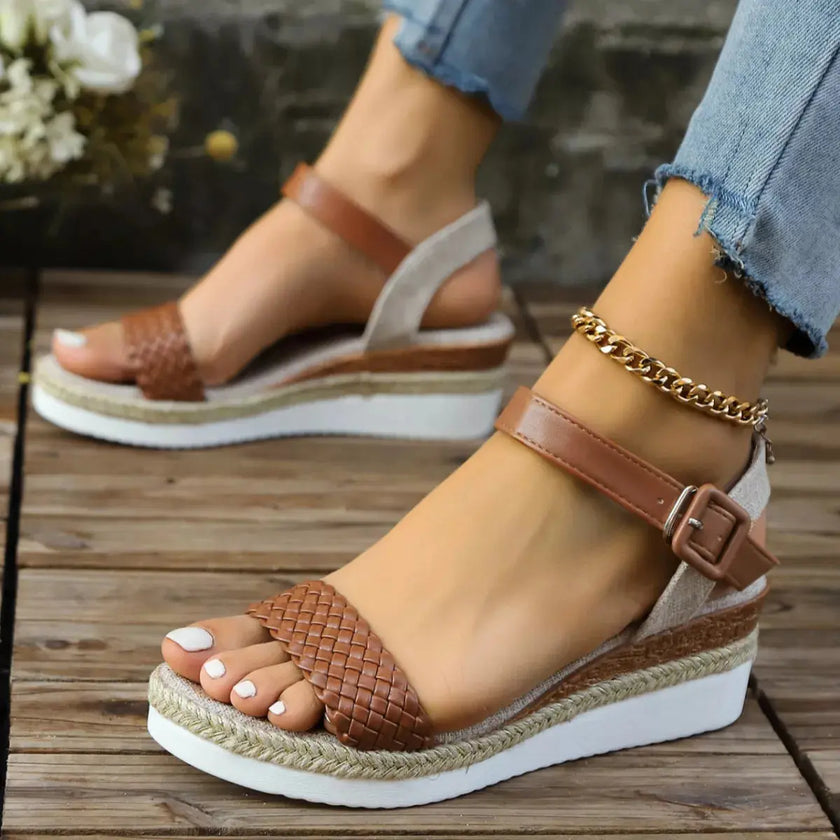 Open Toe Platform Sandals  Style Ratio