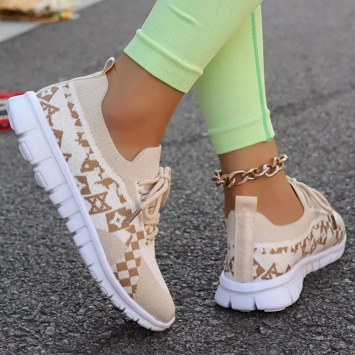 Breathable Mesh Lace Up Sneakers  Style Ratio