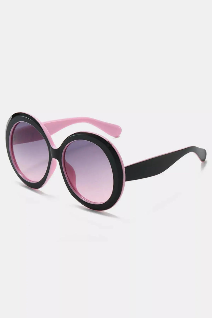 Oversized Round Frame Fashion Sunglasses  Style Ratio