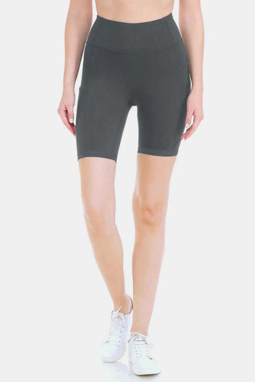 Leggings Depot High Waist Active Shorts  Style Ratio