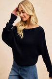 BiBi Waffle Knit Off Shoulder Top  Style Ratio