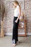 Heimish Damask Pattern Casual Pants  Style Ratio