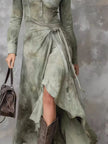 High-Low Long Sleeve Dress  Style Ratio