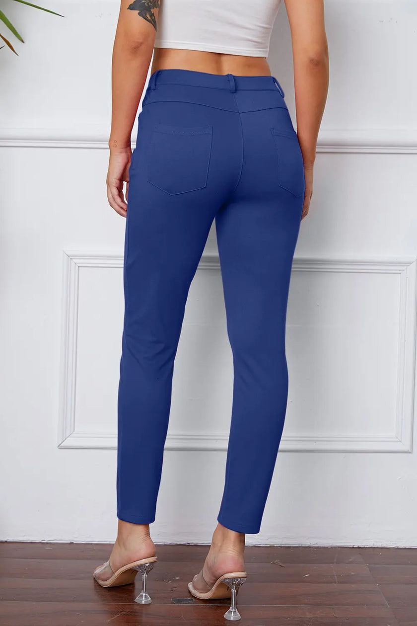 Basic Bae Stretchy Stitch Pants  Style Ratio