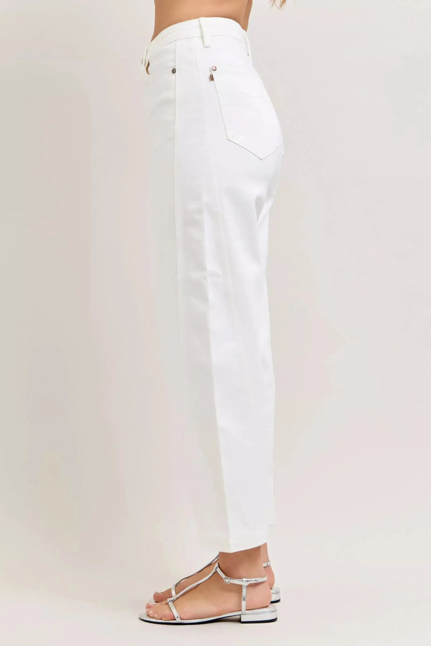 Judy Blue High-Waisted Rigid Magic Panel Barrel Jeans  Style Ratio