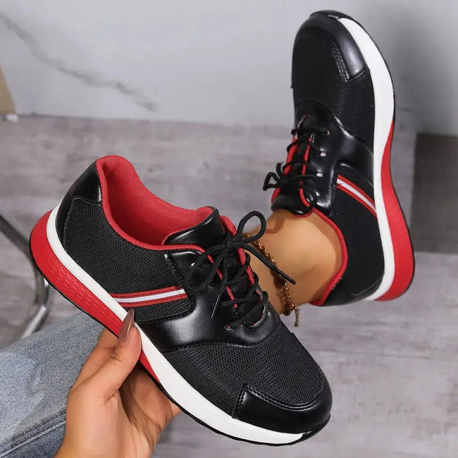 Round Toe Platform Sneakers  Style Ratio