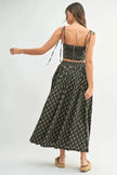 MABLE Floral Crop Top and Skirt Set  Style Ratio