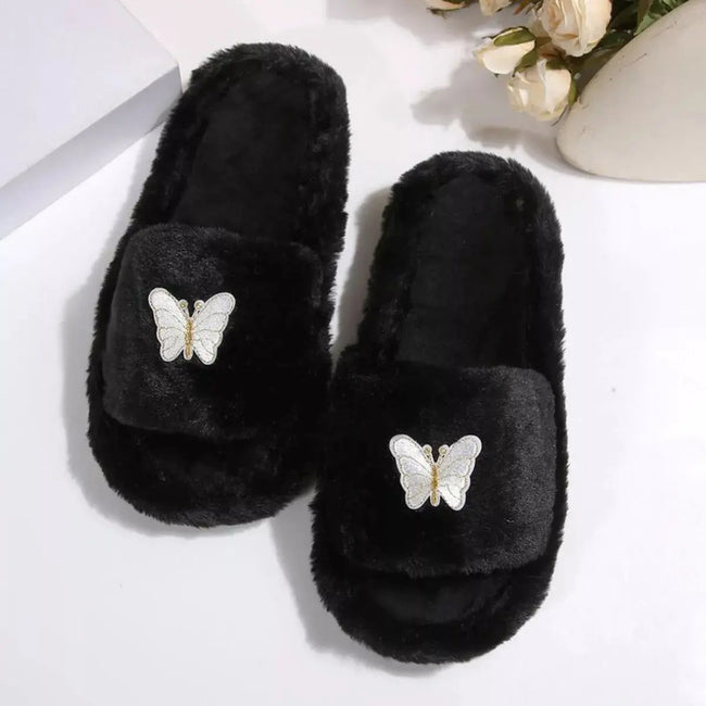 Butterfly Open Toe Slippers  Style Ratio