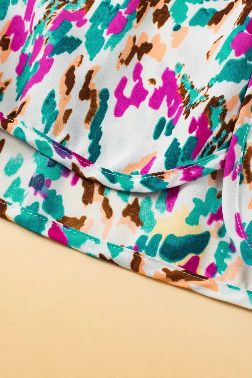 Printed High Waist Shorts  Style Ratio