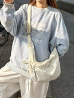 Corduroy Drawstring Crossbody Bag  Style Ratio