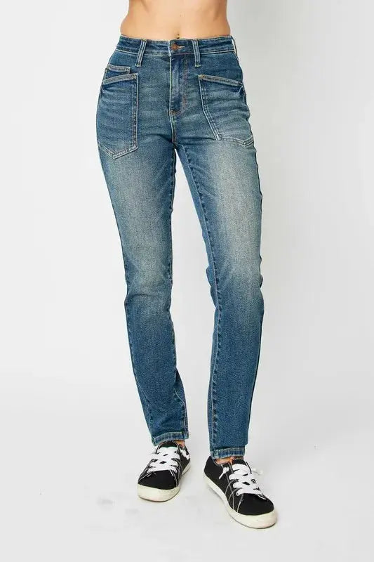 Judy Blue Full Size High Waist Skinny Jeans  Style Ratio