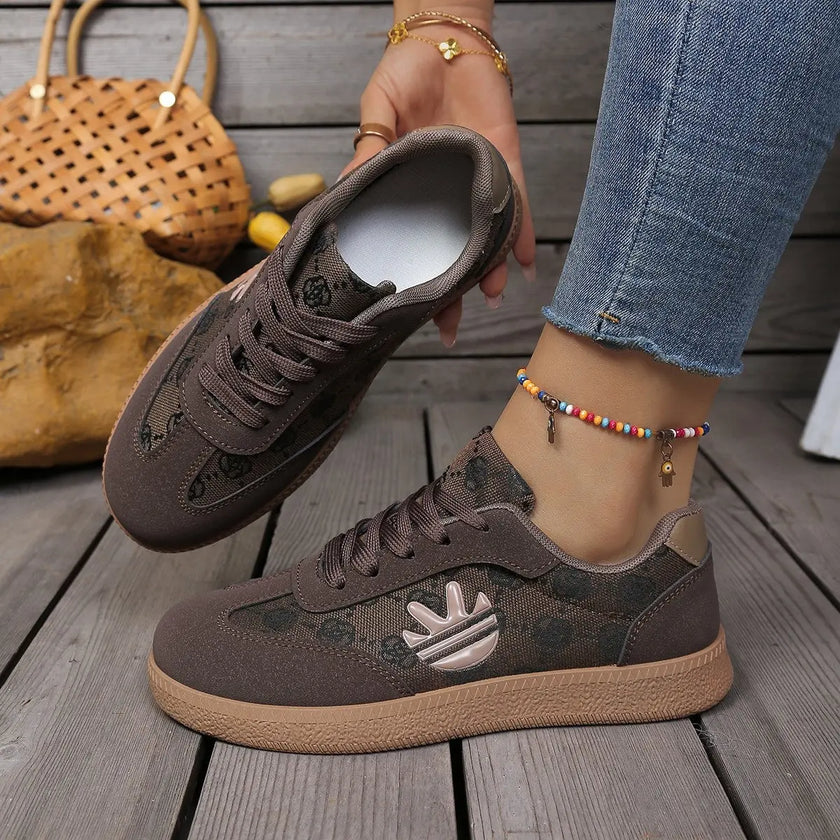 Round Toe Lace Up Sneakers  Style Ratio