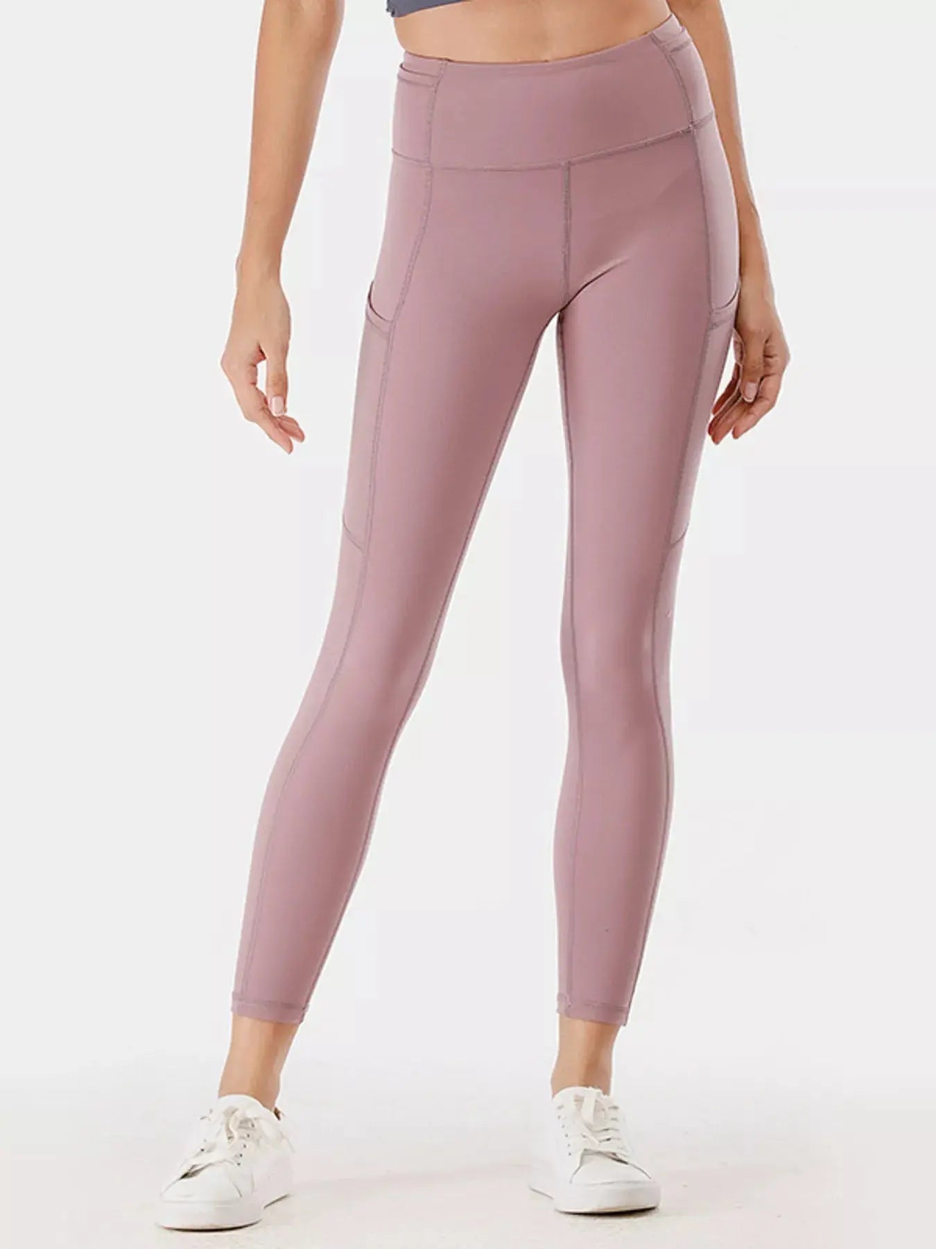 Full Size High-Waisted Active Leggings with Pockets  Style Ratio