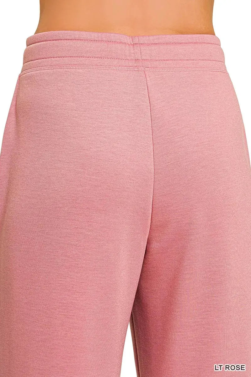 Zenana Drawstring Scuba Joggers with Pockets  Style Ratio