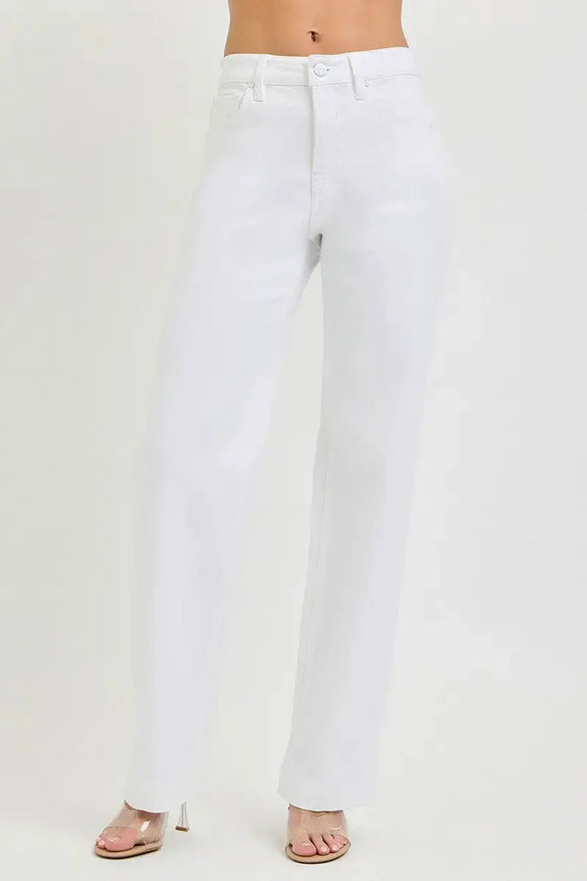 RISEN Full Size High Rise Wide Baggy Pants  Style Ratio