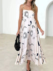 Printed Spaghetti Strap Maxi Dress  Style Ratio