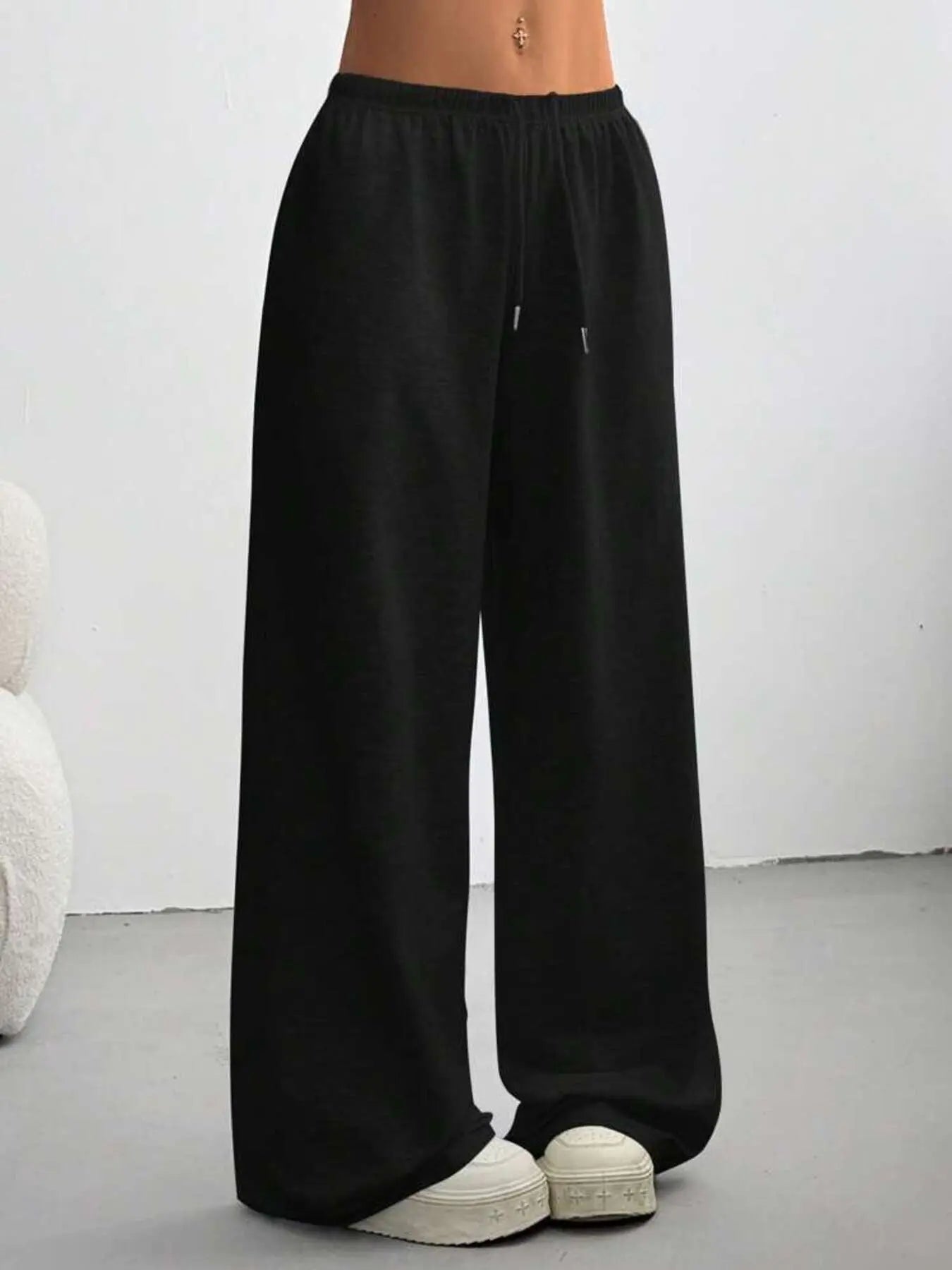 Relaxed Fit Drawstring Pants  Style Ratio