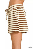 Zenana Striped Short Sleeve Tee & Shorts Set  Style Ratio