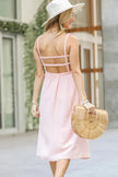 And The Why Smocking Open-Back Sleeveless Midi Dress  Style Ratio