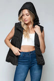 Snobbish Snap and Zip Closure Hooded Coat  Style Ratio