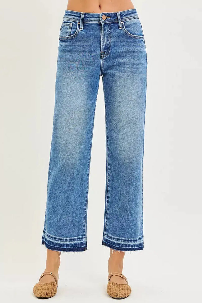 RISEN Full Size Slouchy Cropped  Boyfriend Jeans  Style Ratio