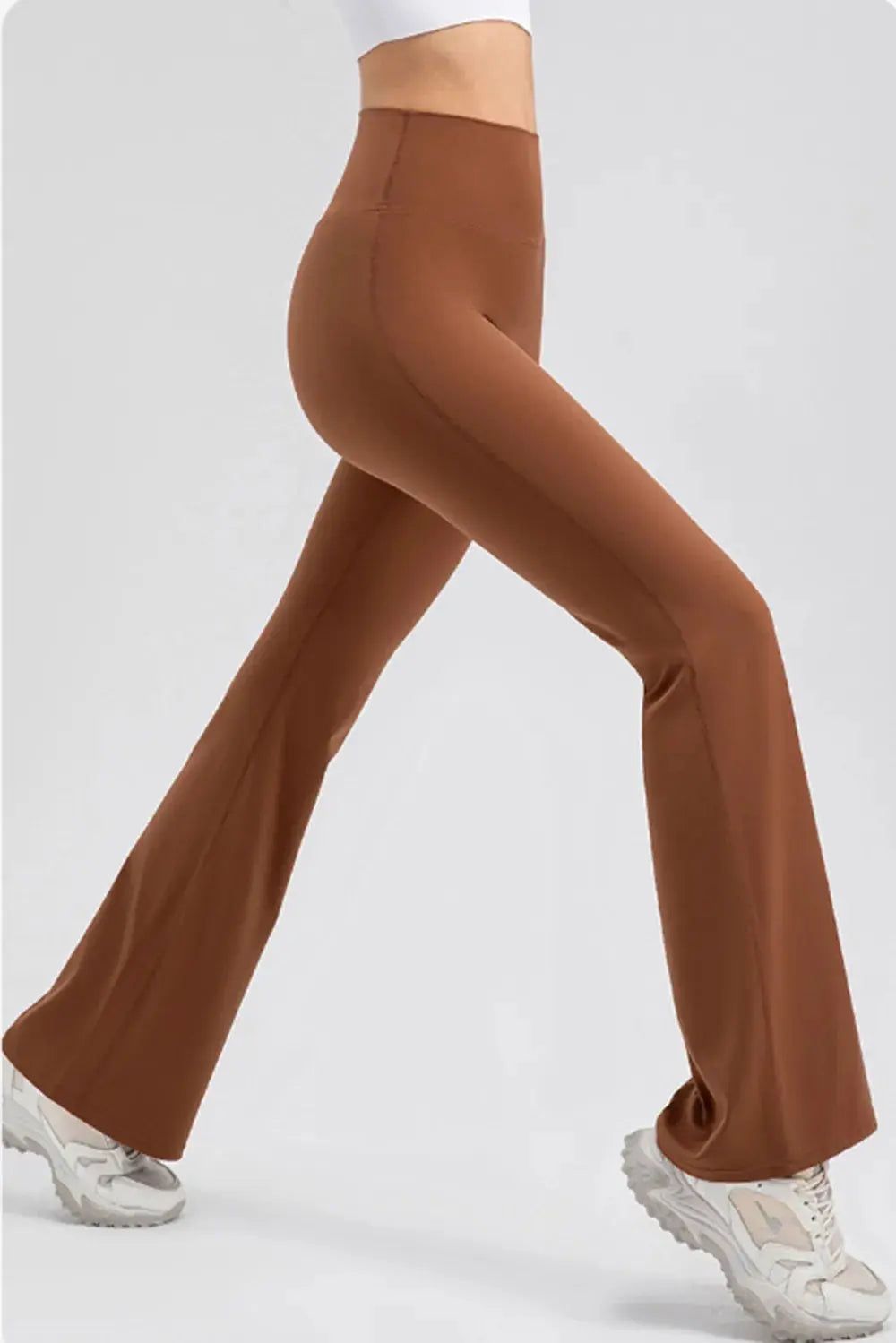Wide Waistband High Waist Bootcut Active Leggings  Style Ratio